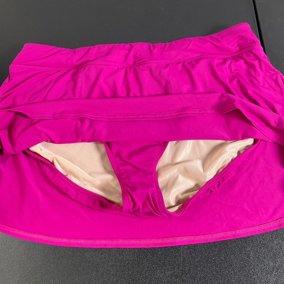 Lands' End Women's Swim Skirt 16W Pink Swimsuit Bottoms Active Skort - Picture 4 of 8